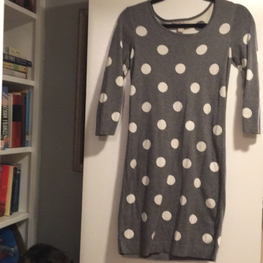 Banana Republic Polka Dot Sweater Dress